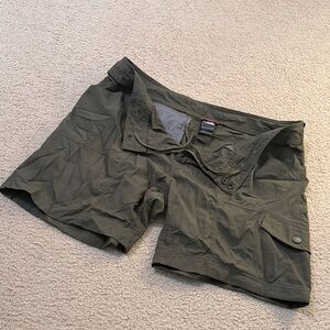 The North Face Dark Green Women's Cargo Shorts